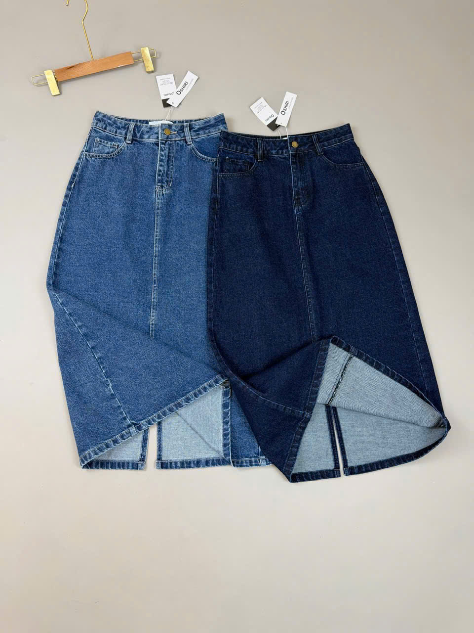 Chân váy jean xẻ ( TRUNG )_thumbnail_2
