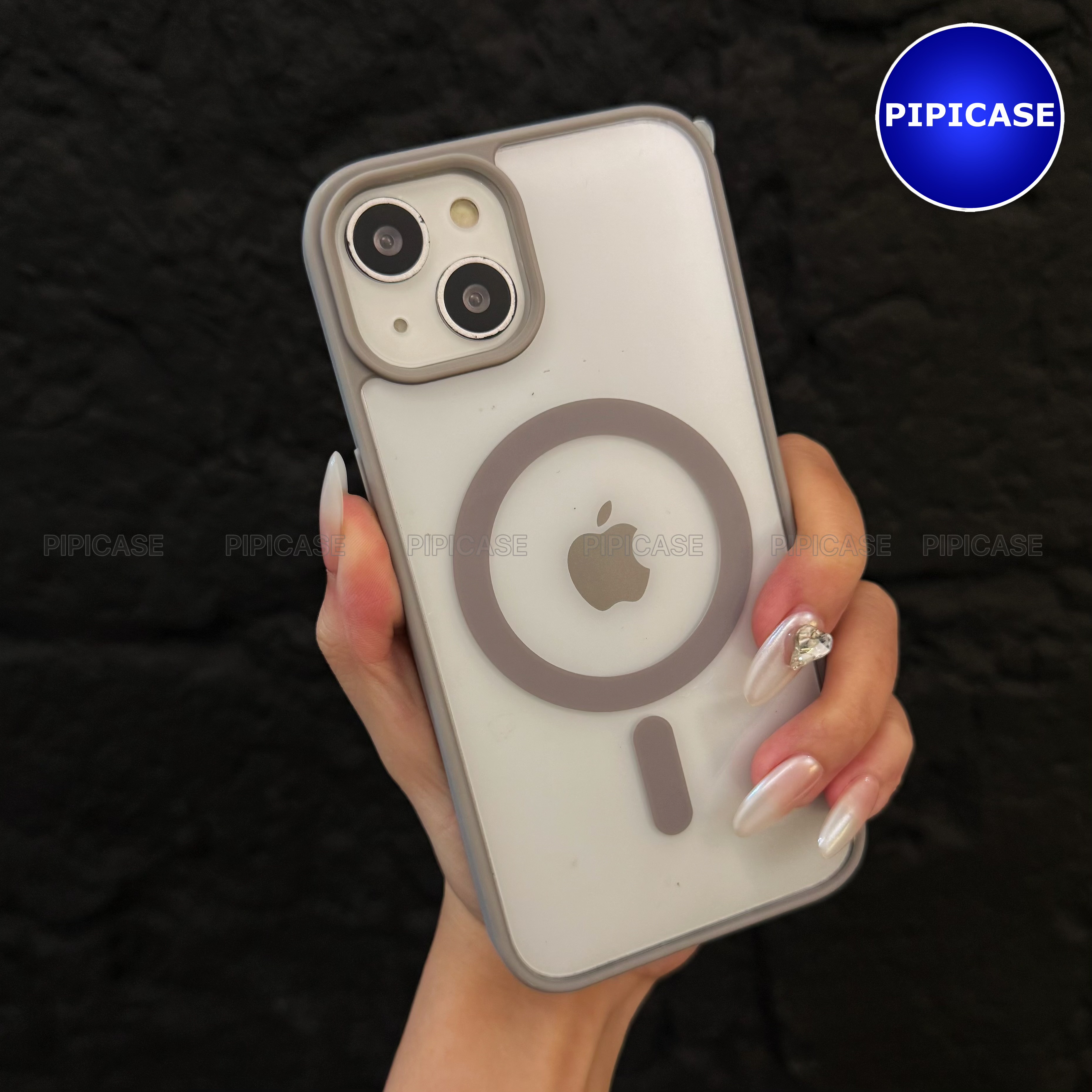 Ốp Lưng iPhone 15 - Chic - Xám_thumbnail_12
