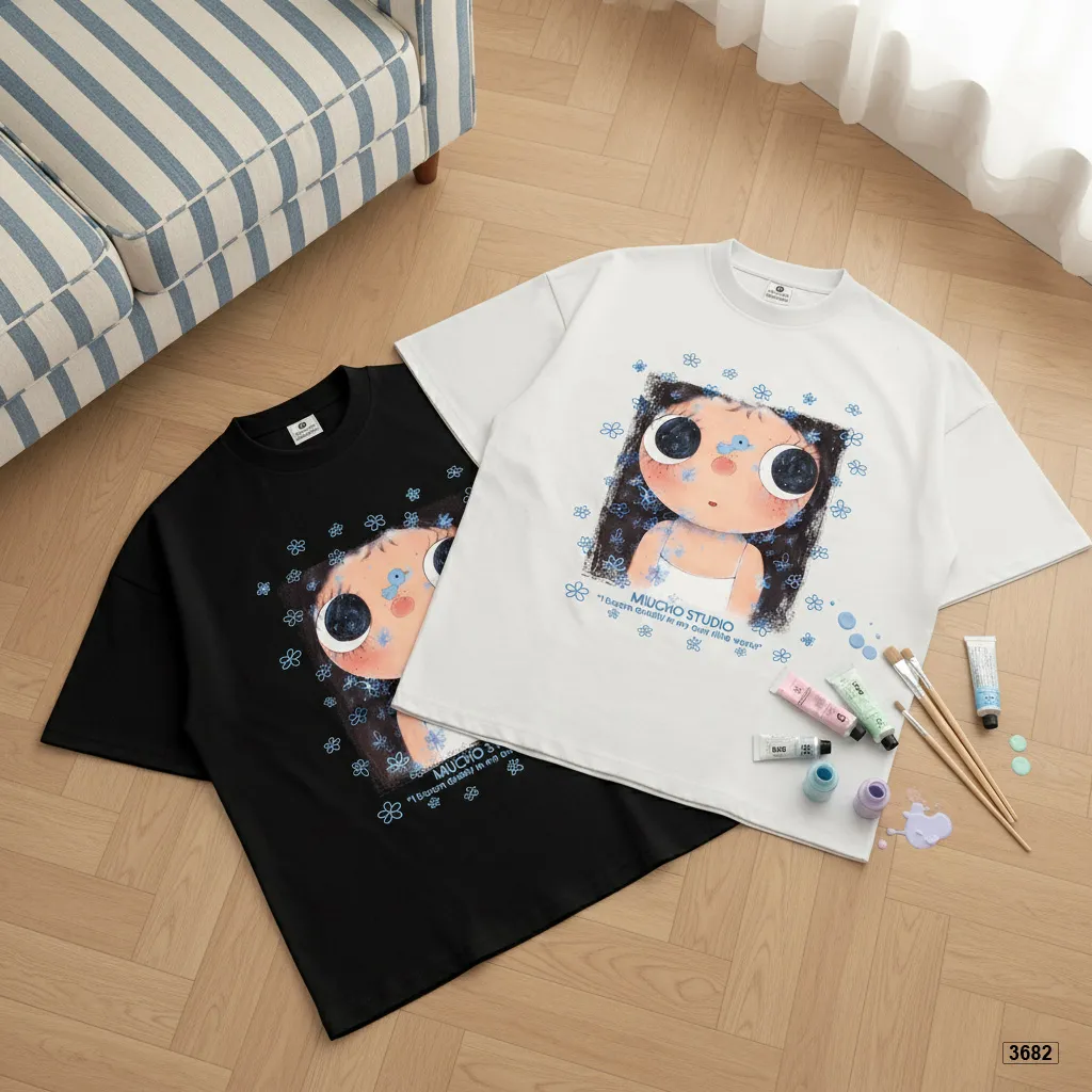 Áo thun nữ form boxy hoạt hình dễ thương Miucho 3682_thumbnail_7