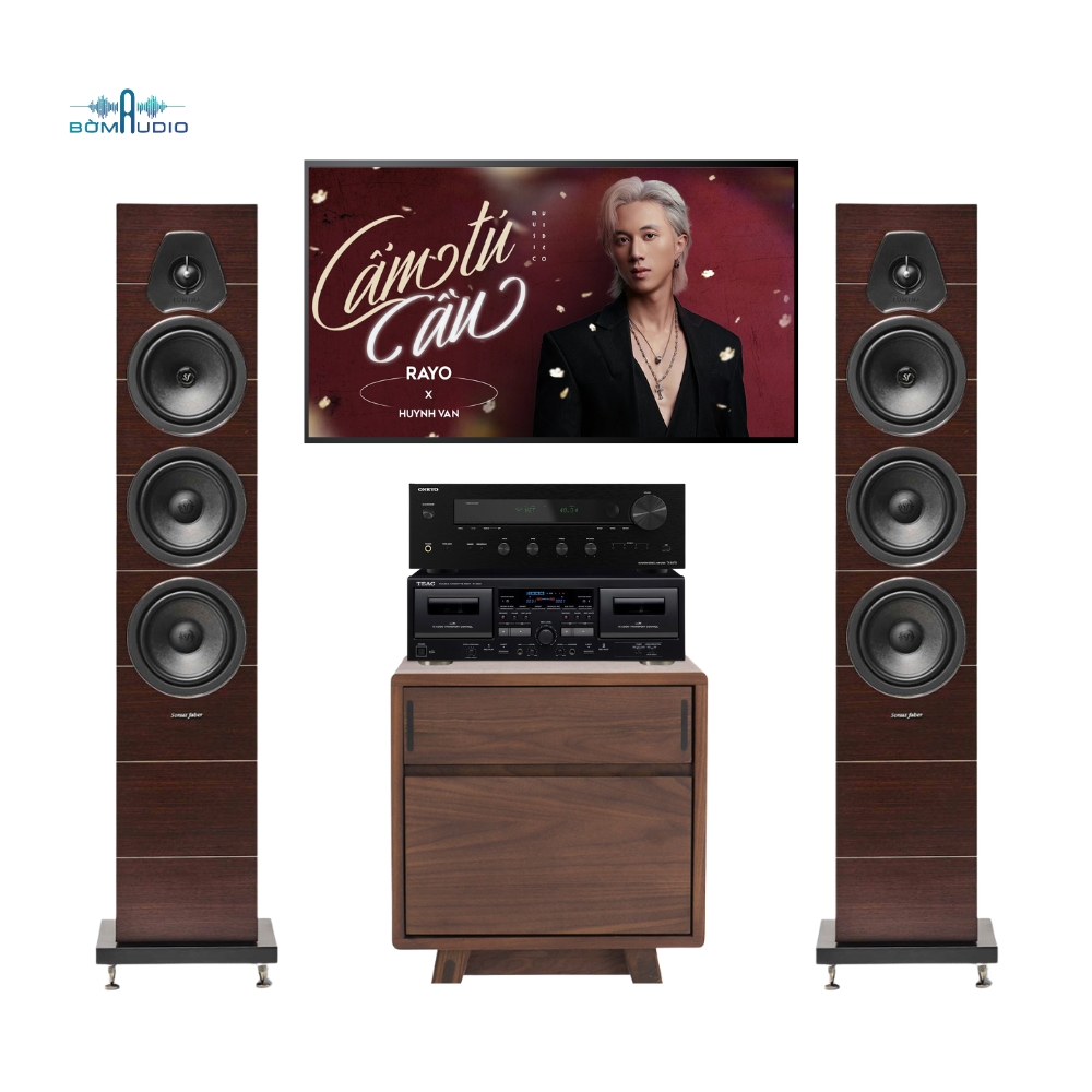 Combo Amply ONKYO TX-8470 + Đầu Cassette TEAC W-1200 + Loa SONUS FABER LUMINA III – ST1_thumbnail_0