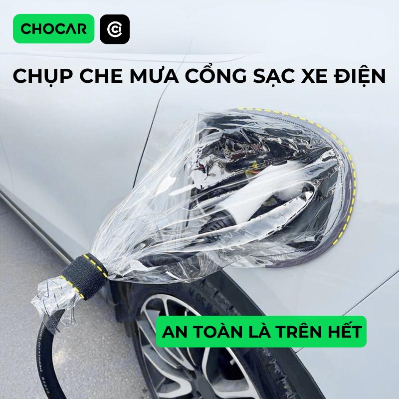 Chụp Che Mưa Cổng Sạc Xe Điện