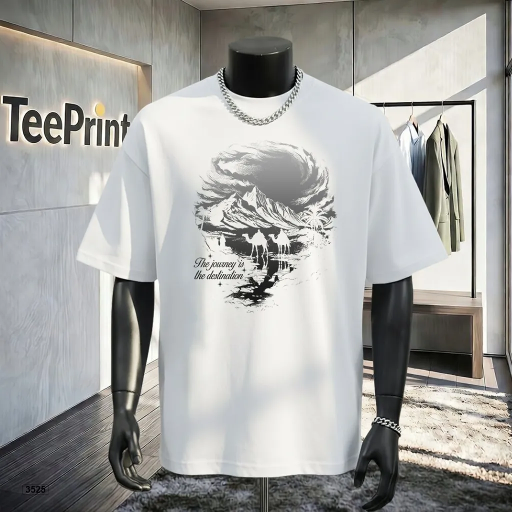 Áo thun nam form rộng classic TeePrint 3525