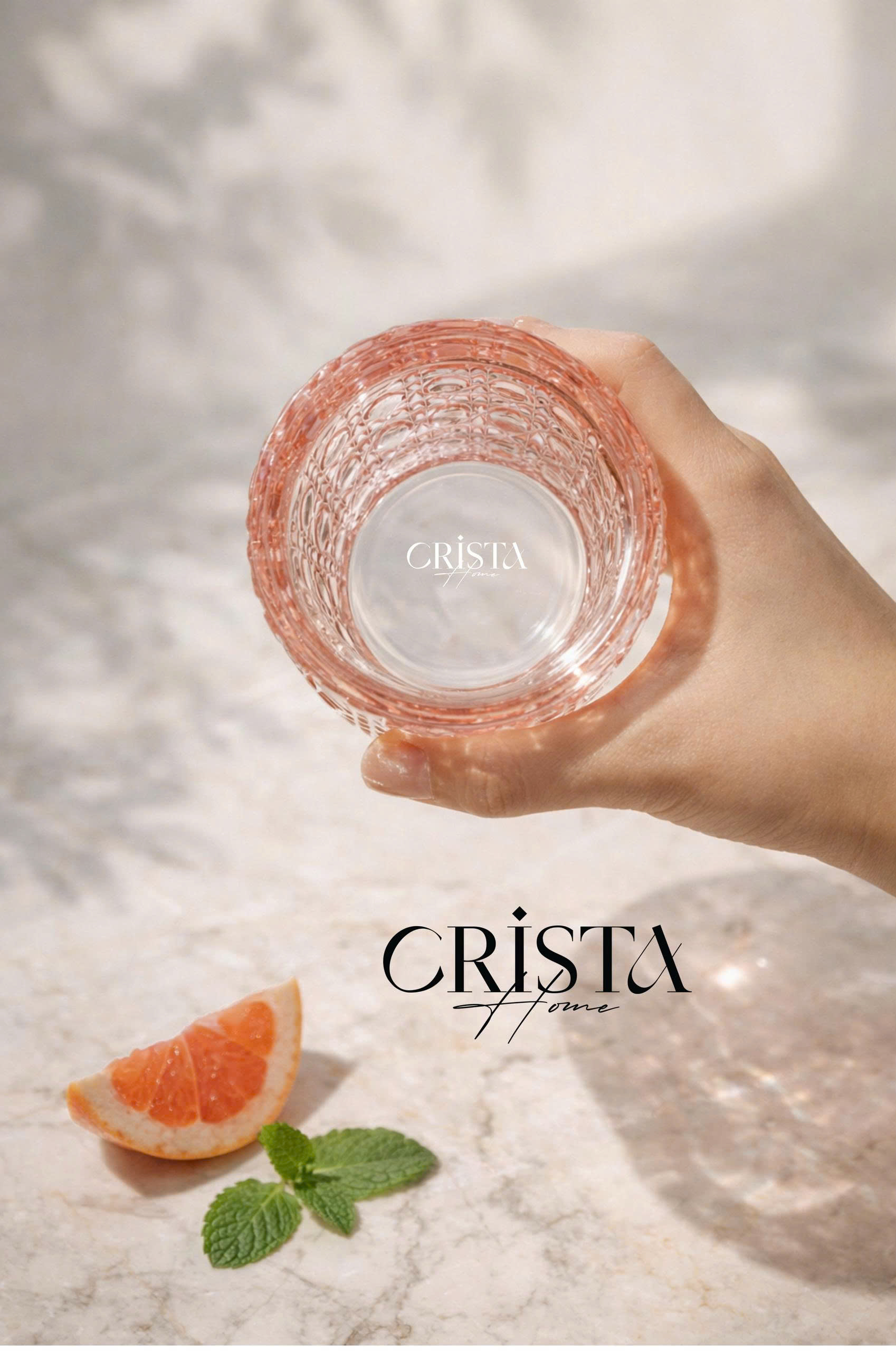 Bộ 6 cốc thủy tinh vân pha lê nổi 390ml Crista Home_thumbnail_8