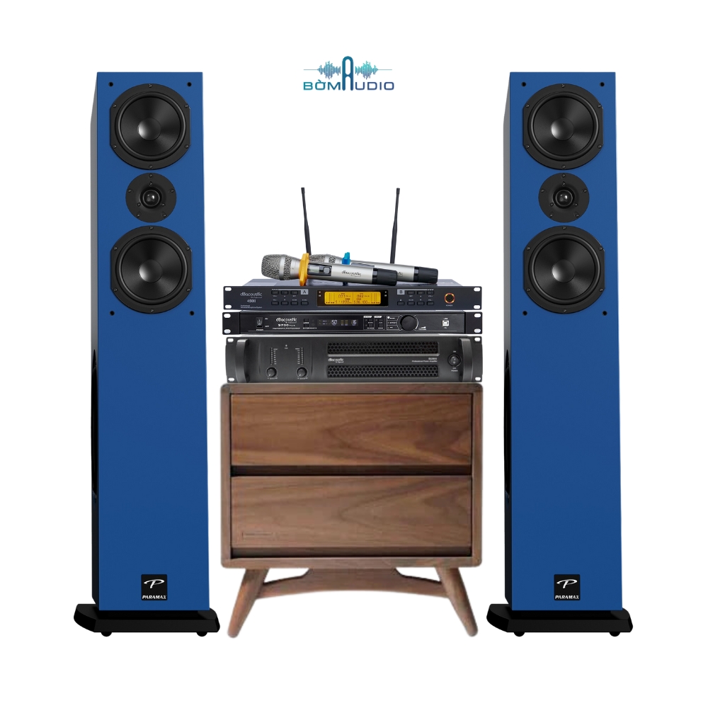Combo Cục Đẩy DBAUCOUSTIC B2800 + Vang Số DBAUCOUSTIC S700PLUS + Micro DBAUCOUSTIC 450II + Loa PARAMAX D88 LUXURY - B48_thumbnail_2