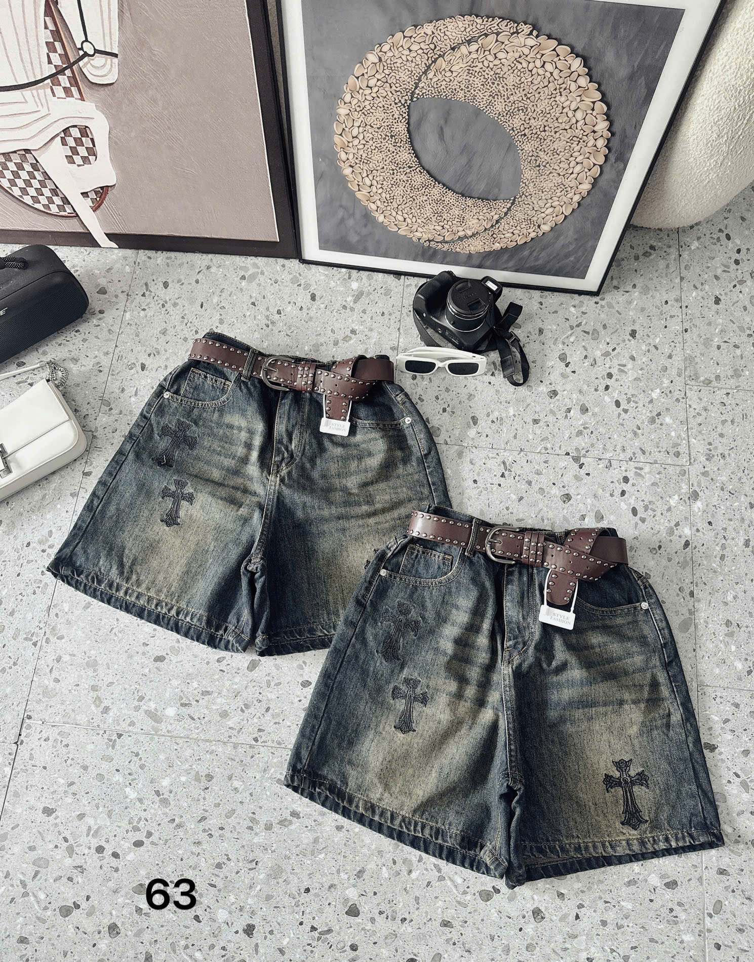 BIGSIZE NỮ - Quần lửng thêu chữ thập T-QSJ63_thumbnail_6