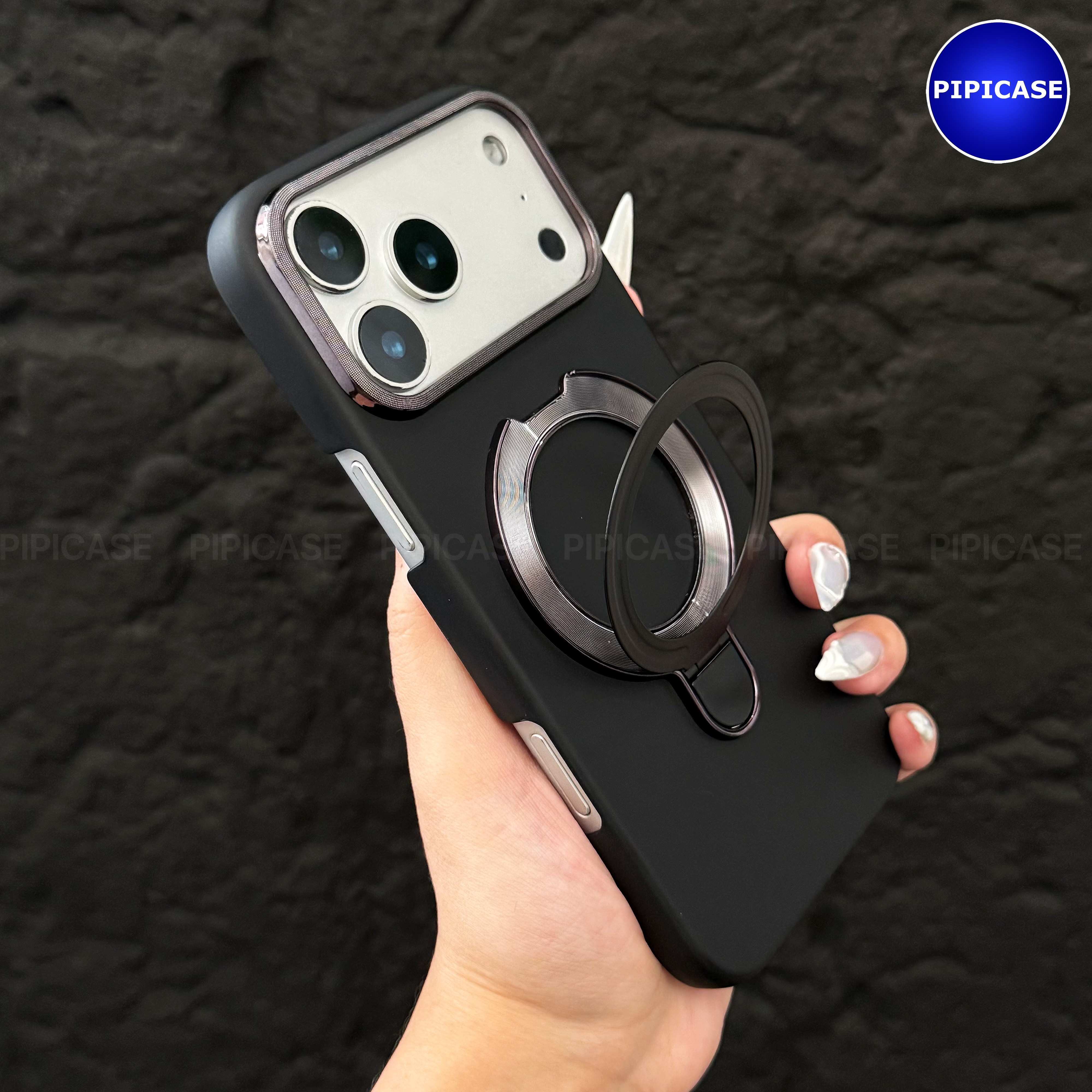 Ốp Lưng iPhone 17 Pro Max - Titan Force - Đen_thumbnail_15