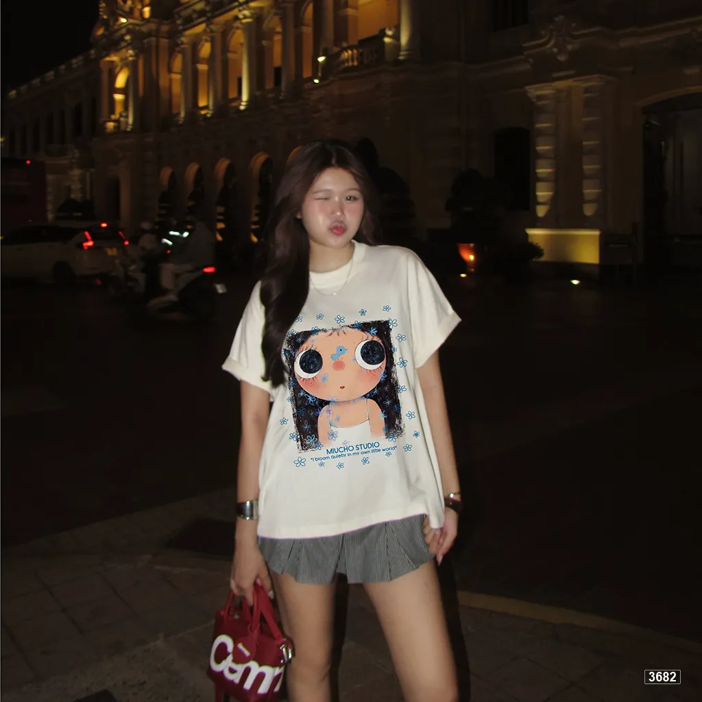 Áo thun nữ form boxy hoạt hình dễ thương Miucho 3682_thumbnail_3