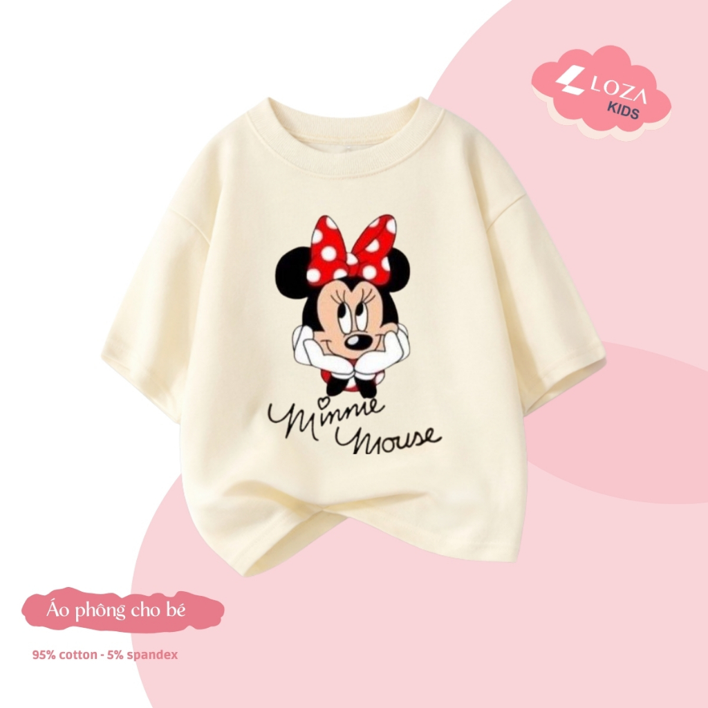 Áo phông bé gái hình MINNIE nhiều mẫu - Loza Kids CA014_thumbnail_13