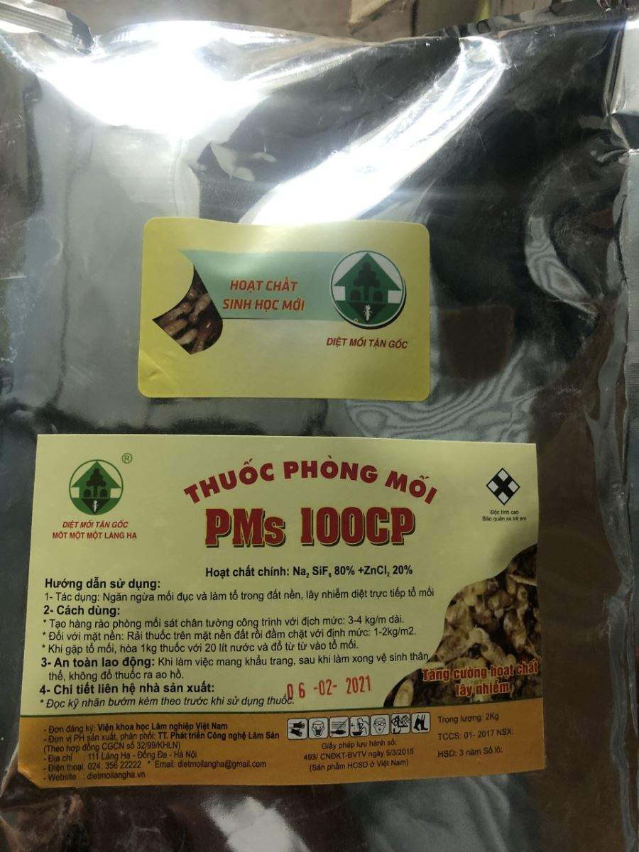 Thuốc diệt mối bột PMS 100 túi 2kg