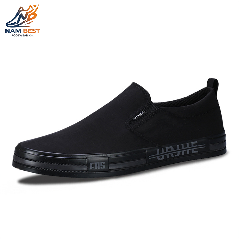 Giày Vải Canvas Slip On Phong Cách - Giày Lười Vải Đế Bằng Hot Trend