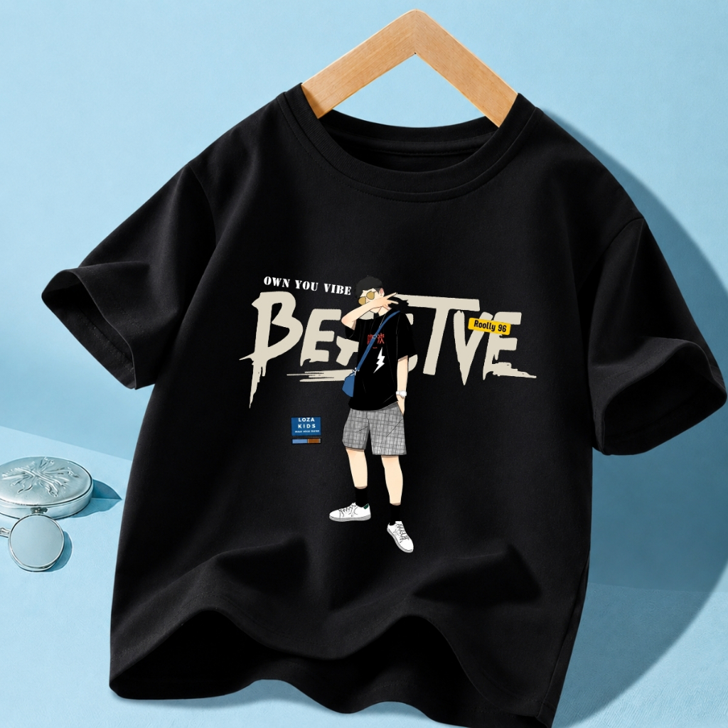 Áo phông bé trai hình cậu bé LOZA KIDS - Mã AT3624_thumbnail_5