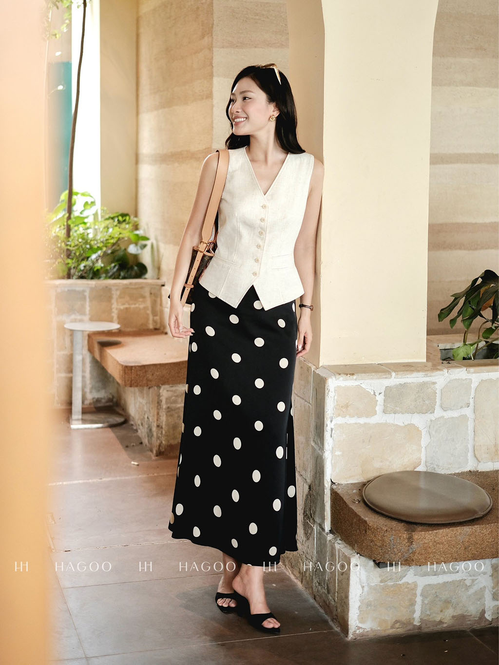 Áo gile linen HAGOO_thumbnail_4
