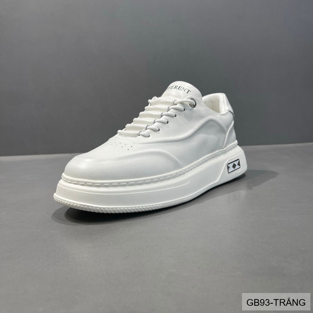 GB93 - Giày thể thao nam trắng đế dày phong cách retro, chất liệu da bò mềm mại_thumbnail_4