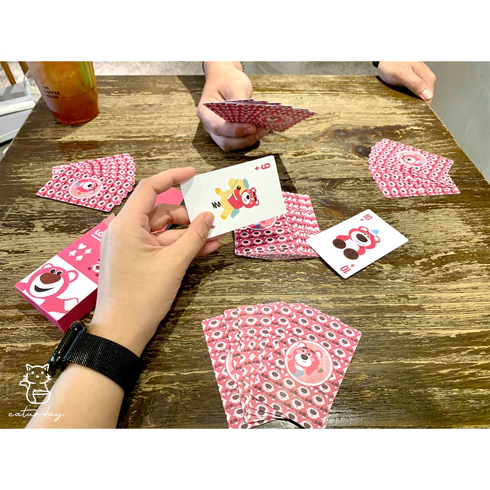 Bộ Bài Tây GẤU DÂU siêu đáng iu - hàng hot trend độc quyền LOTSO BEAR - STRAWBERRY BEAR POKER_thumbnail_6