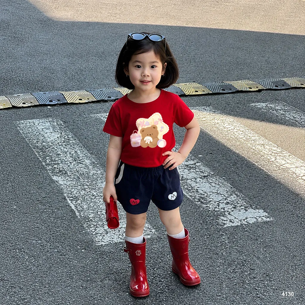 Áo thun bé gái Teddy Star xinh yêu Kado 4130_thumbnail_2