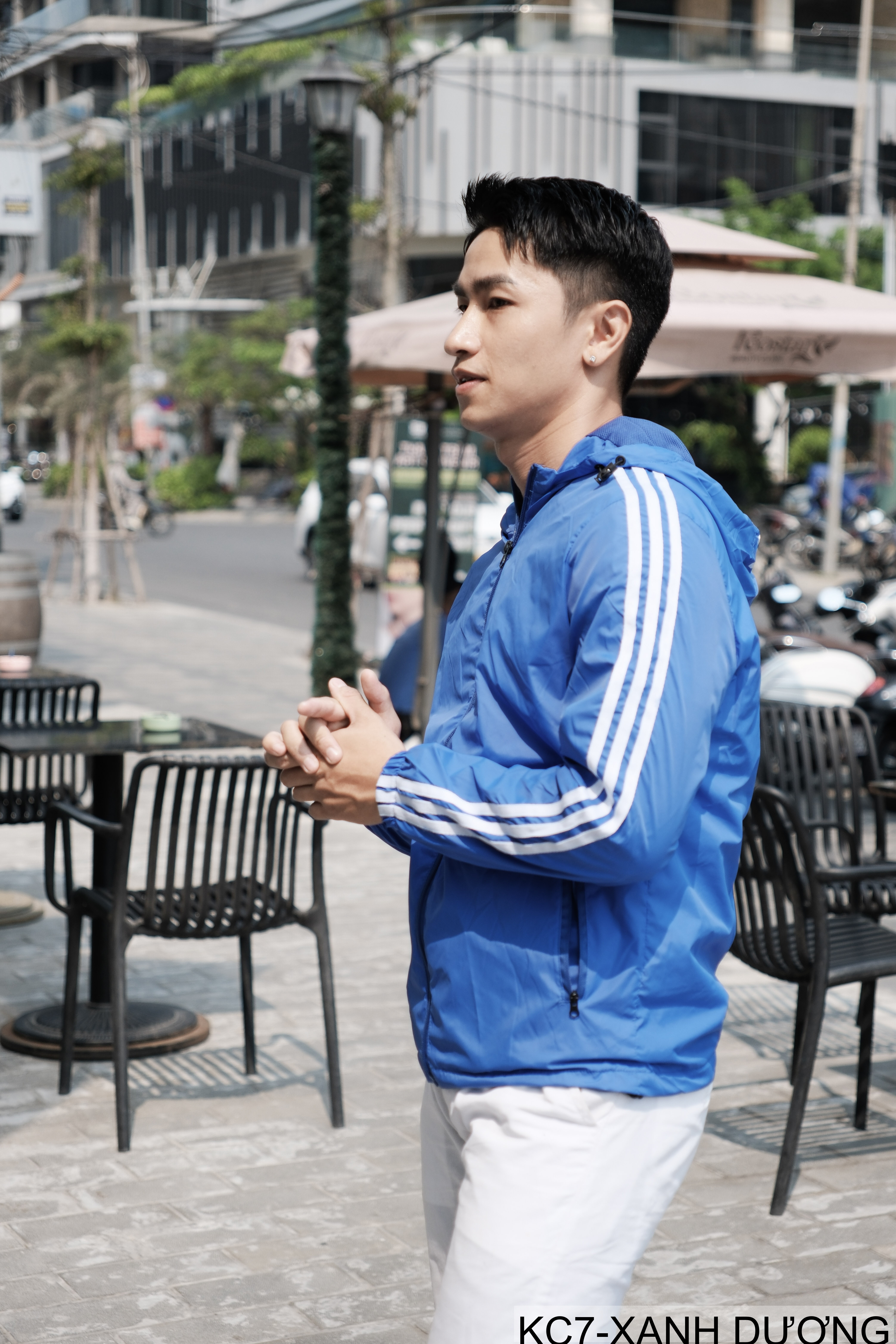 KC7 - Áo khoác nam thể thao oversize tay dài có mũ, chất liệu polyester thoáng mát, 3 màu xanh dương, đen, xanh đậm_thumbnail_21