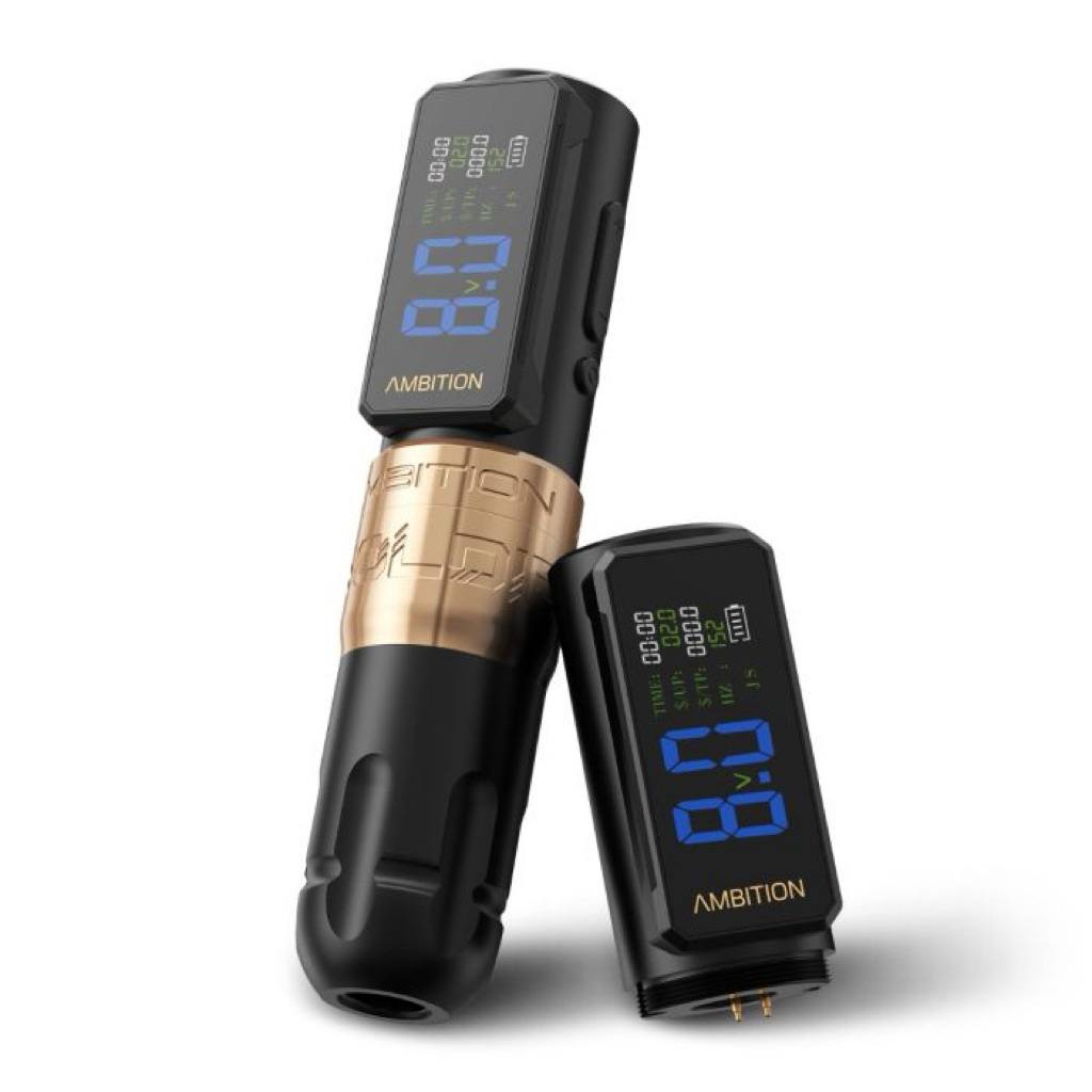 Máy xăm AMBITION - Soldier270S (Stroke 4.5+5.0mm) Wireless Tattoo Machine - Bảo hành 6 tháng