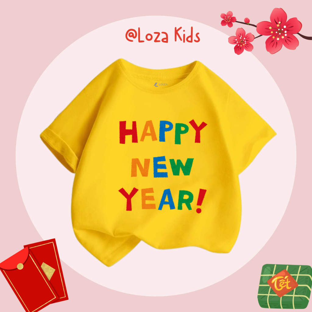 [XẢ KHO SIZE 130] Áo phông cho bé trai bé gái nhiều mẫu chất liệu thun cotton mềm mát size từ  22-26kg - Loza Kids XA006_thumbnail_23