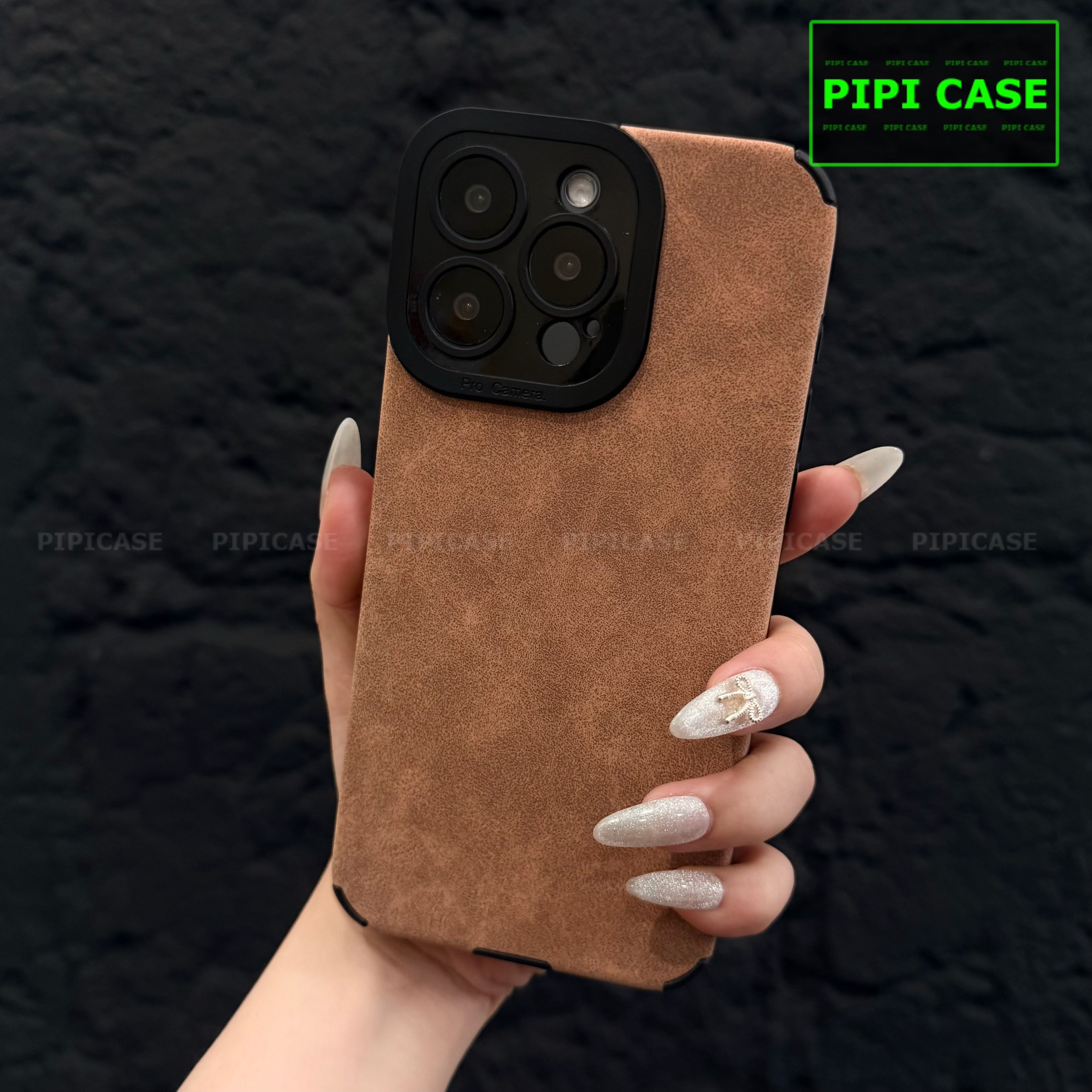 Ốp Lưng iPhone 12 Pro Max - Into - Nâu