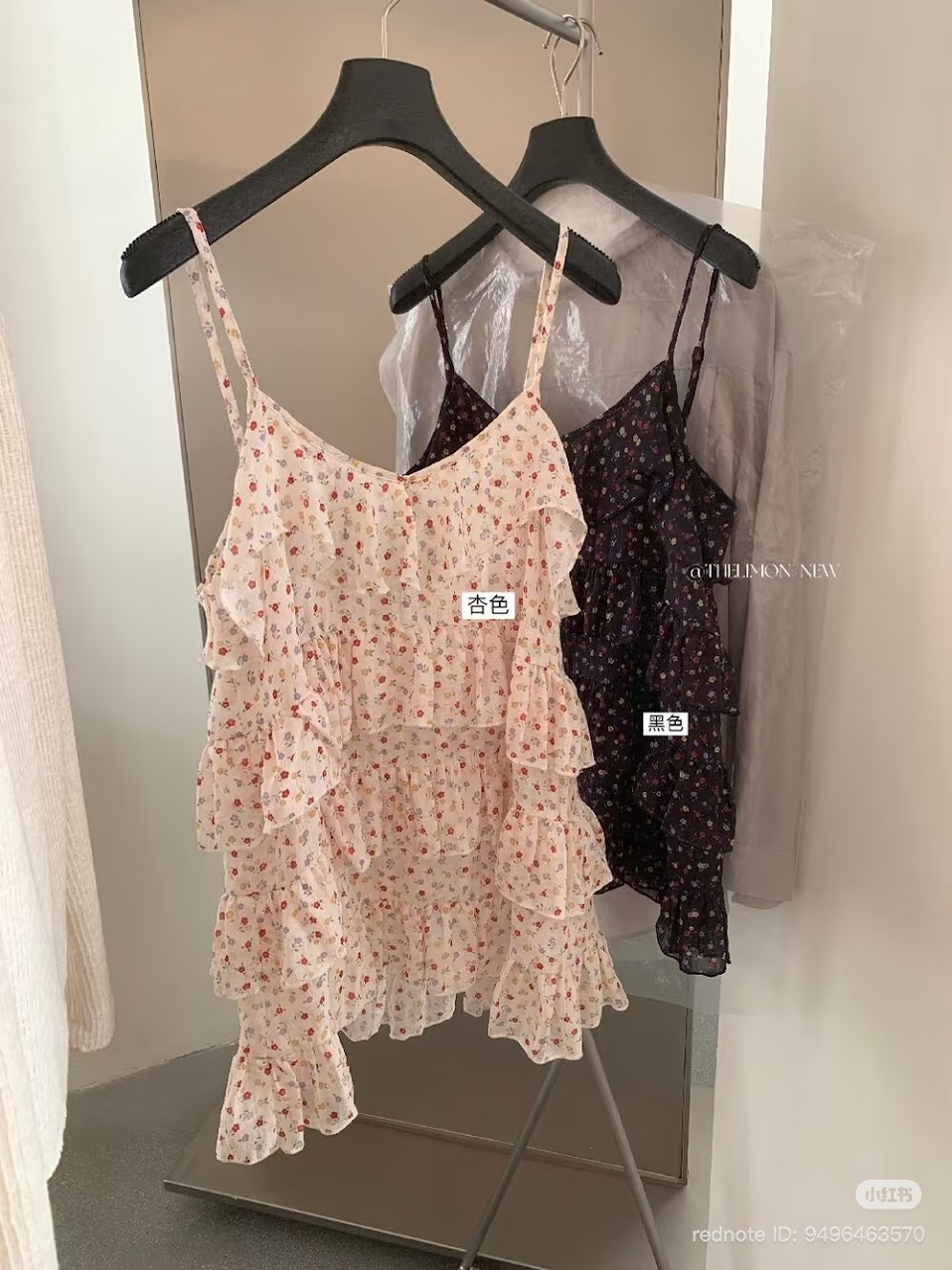 Lucas - Áo sơ mi 2 dây hoa nhí THE LIMON dáng lửng cổ tim bèo tầng_thumbnail_2