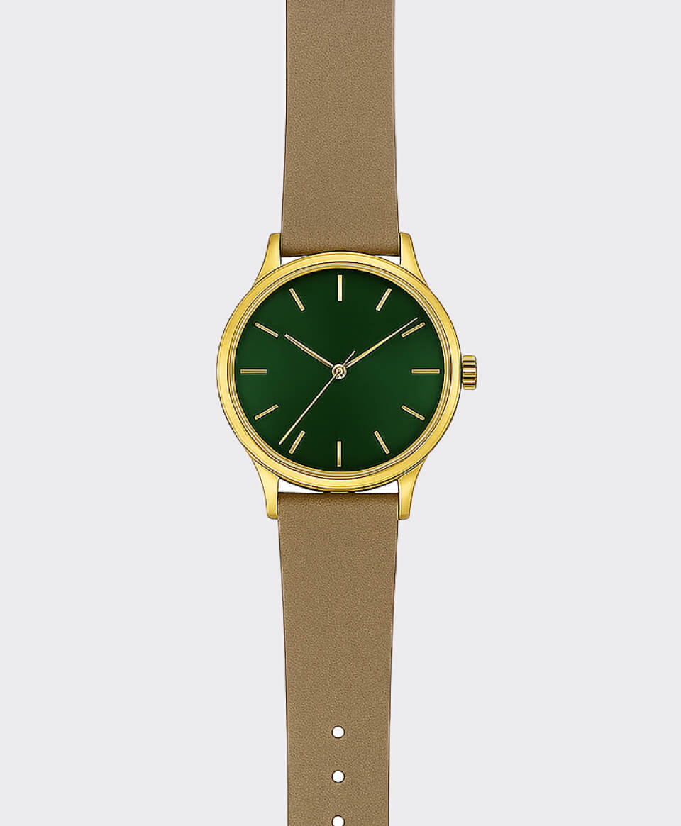 Gold Watch with Forest Dial_thumbnail_1