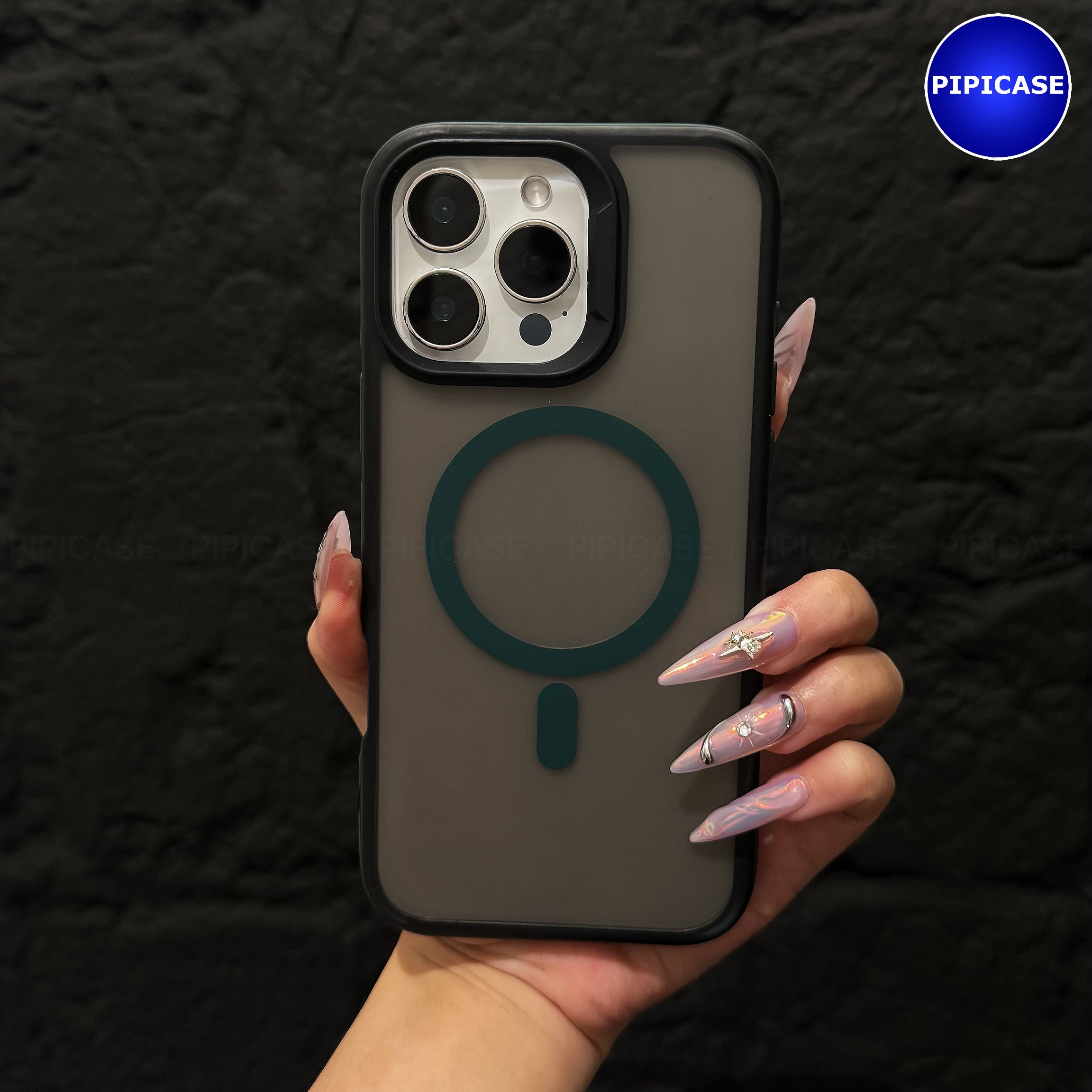 Ốp Lưng iPhone 15 Pro Max - Map - Xanh Rêu_thumbnail_7