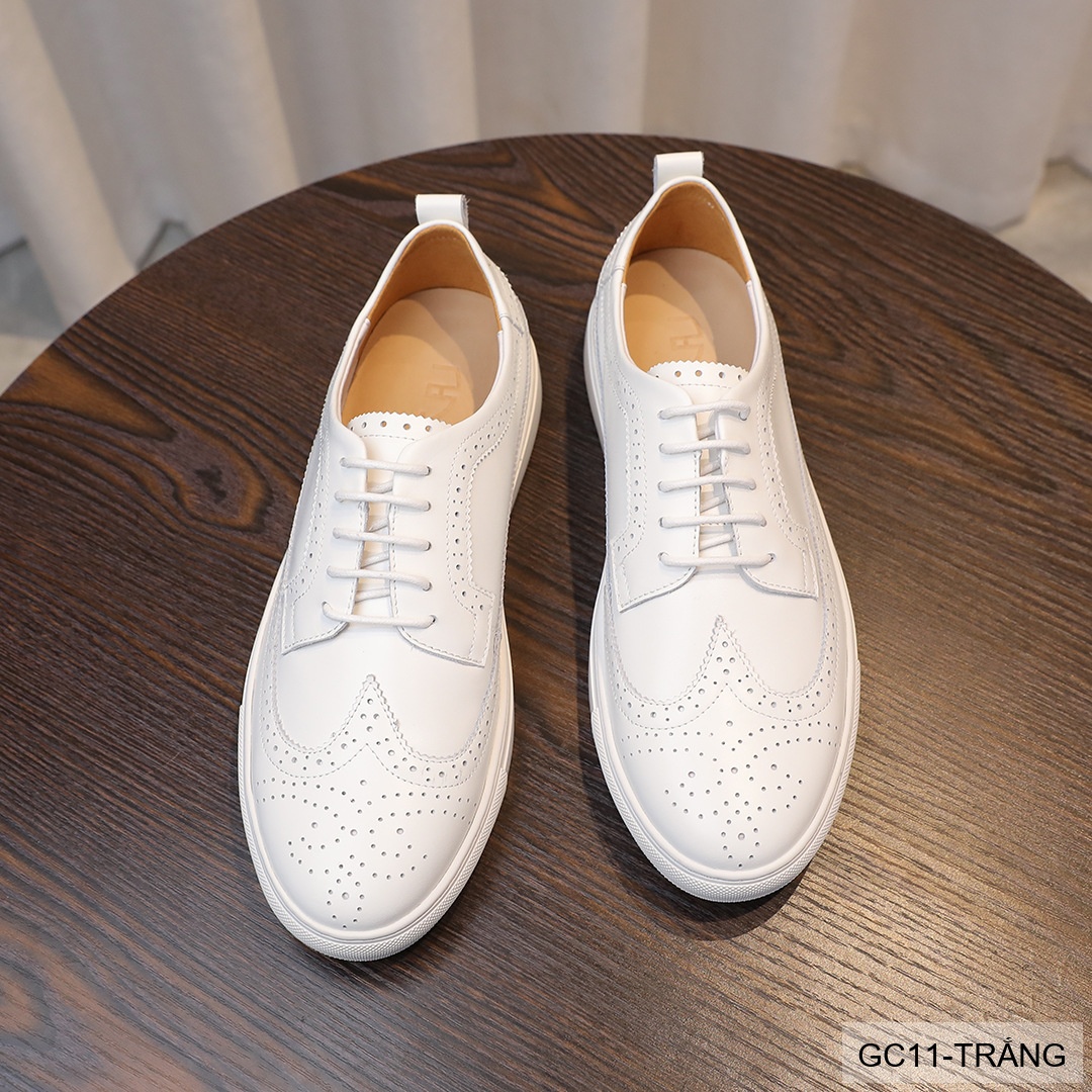 GC11 - Giày Nam Brogue Da Thật Phong Cách Anh Quốc Thiết Kế Sneaker Thời Trang_thumbnail_5