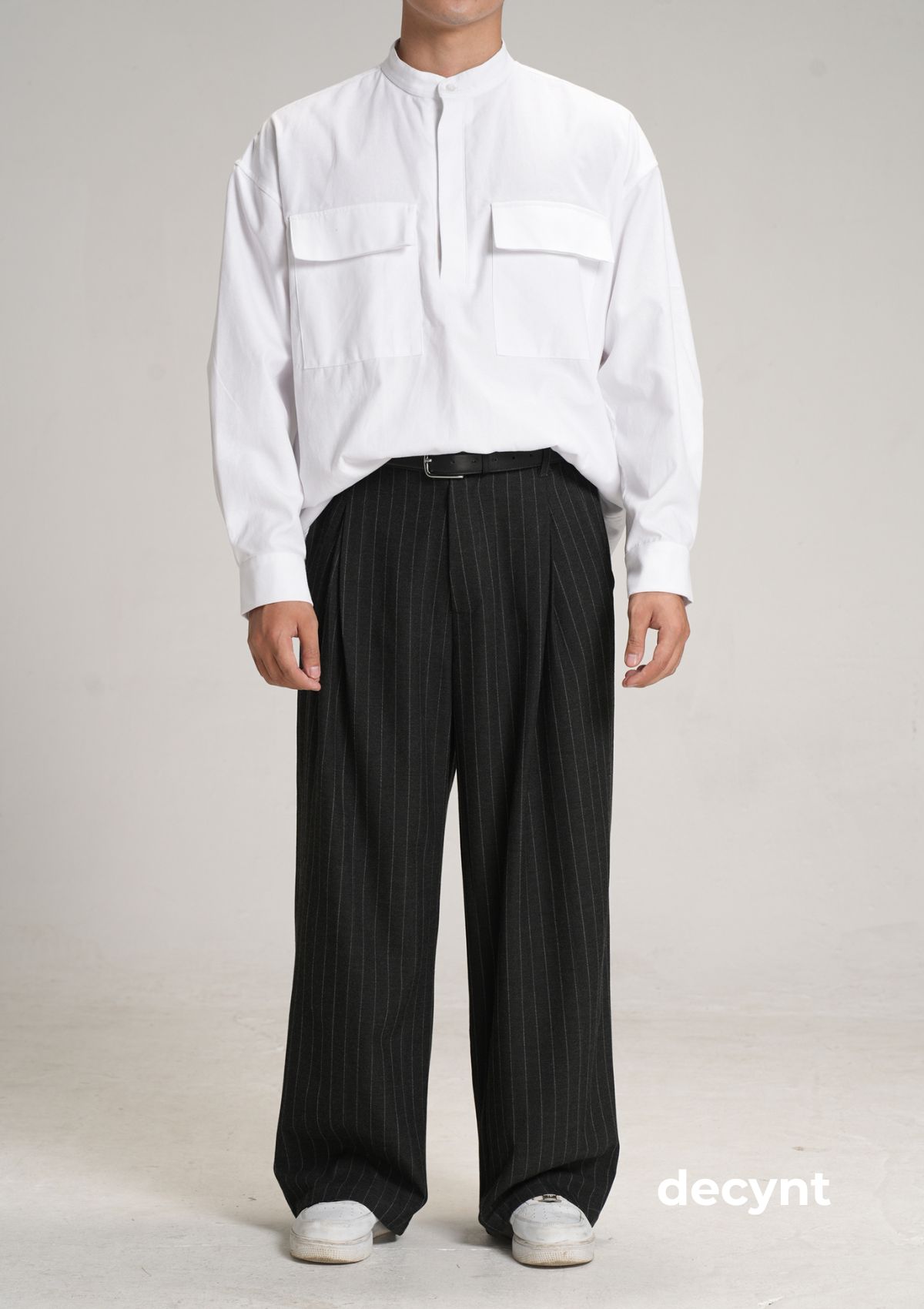 decynt Pants 03 - Quần suông xếp lý trên dưới chất liệu jean rủ thoáng mát_thumbnail_9
