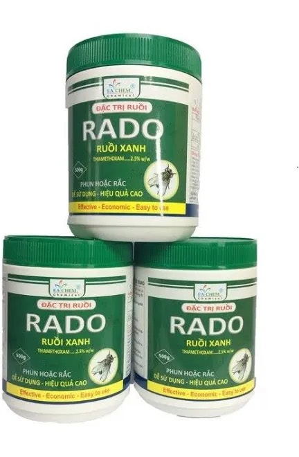 Thuốc diệt Ruồi Xanh RADO hũ 500 gam