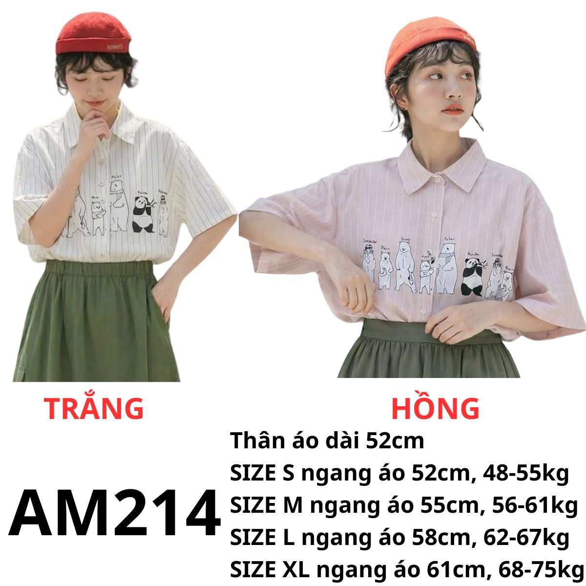 AM214- Áo sơ mi