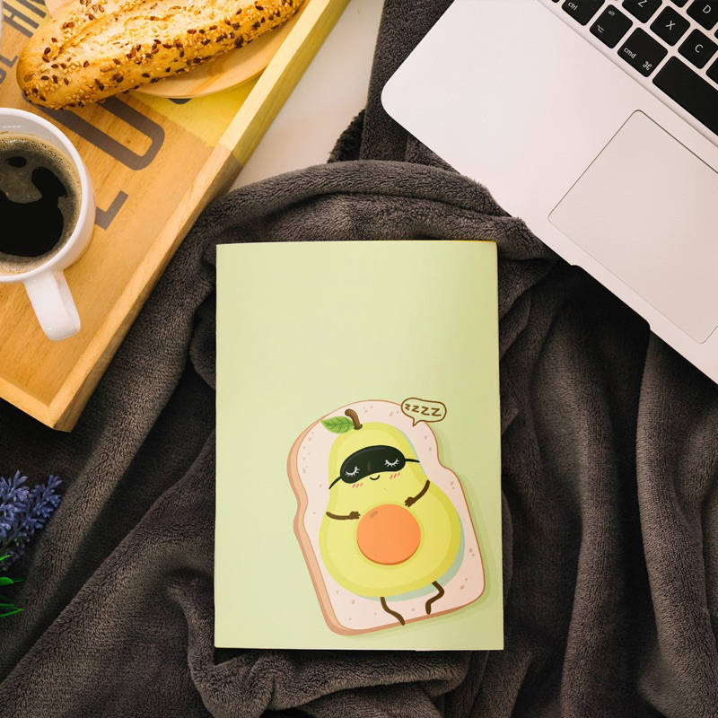 Giấy bao tập hoạ tiết BÉ BƠ - AVOCADO siêu đáng yêu - Giấy bóng dày chất lượng, hình in rõ nét, màu sắc tươi tắn_thumbnail_1