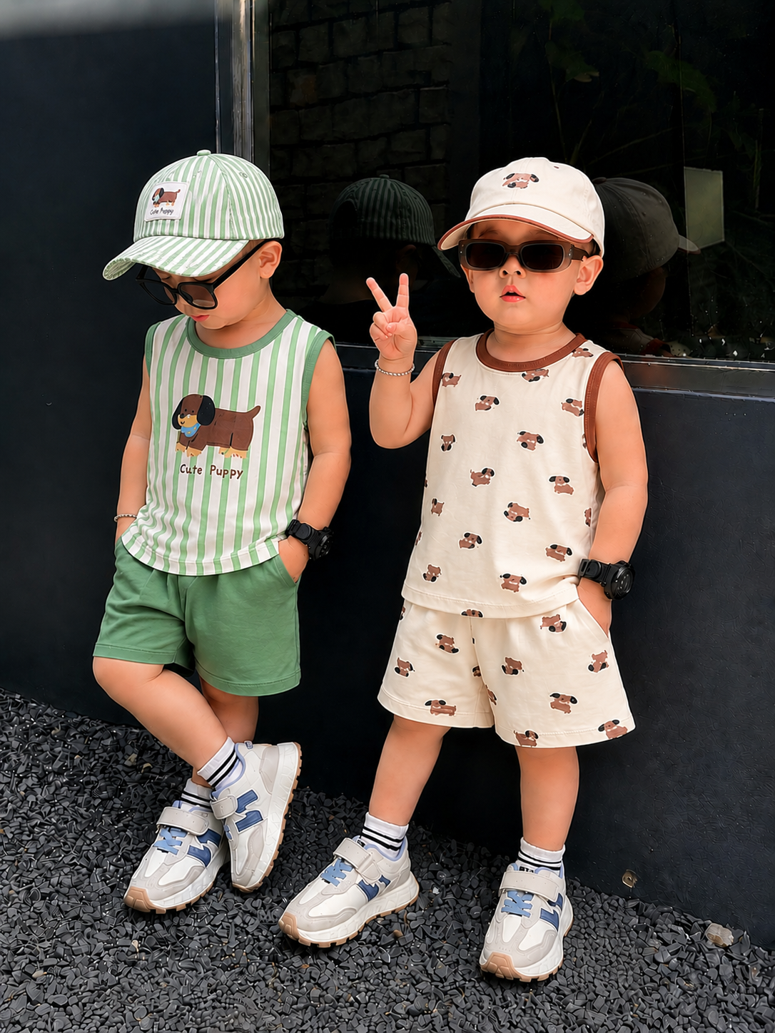 A17 SET 2 BỘ BA LỖ GẤU NÂU VÀ CHÓ NÂU - A100.355_thumbnail_5