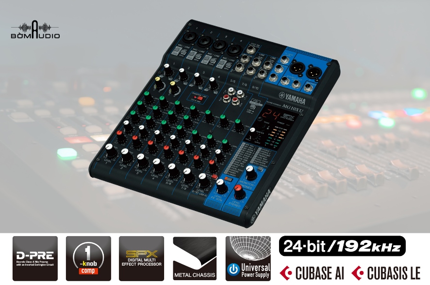 Đánh giá chi tiết bàn mixer Yamaha MG10XU