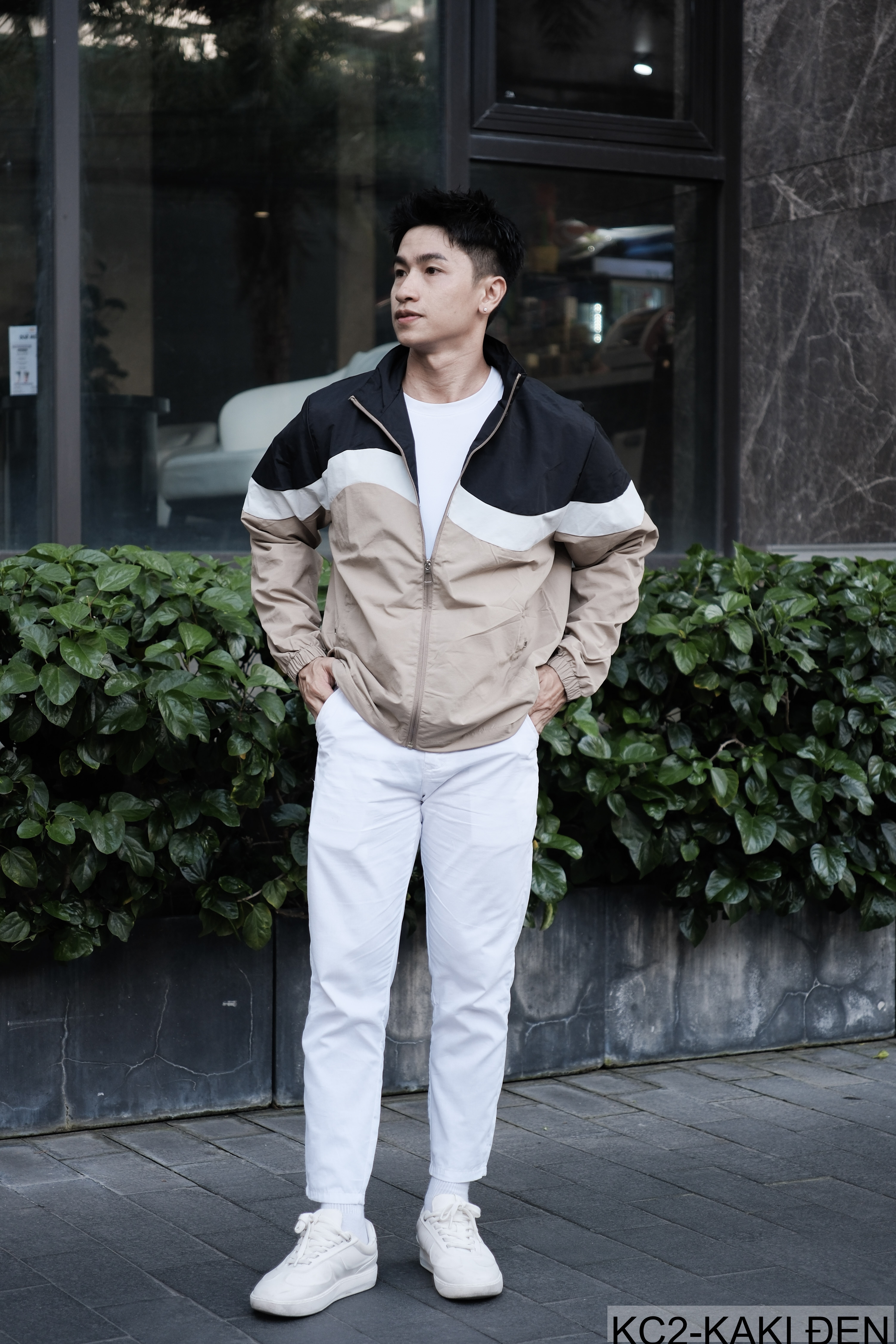 KC2 - Áo khoác nam phối màu thời trang cổ đứng phong cách thể thao xuân thu_thumbnail_28