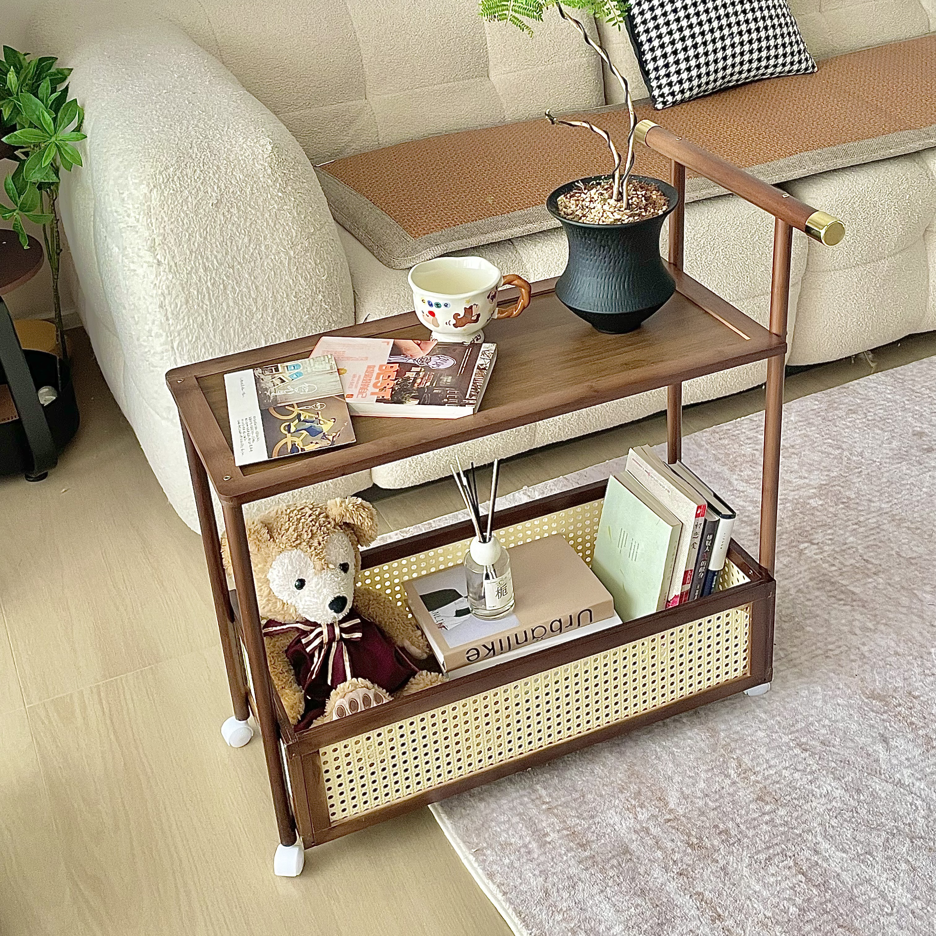 Bàn Trà Sofa 2 Tầng Di Động Cao Cấp_thumbnail_10