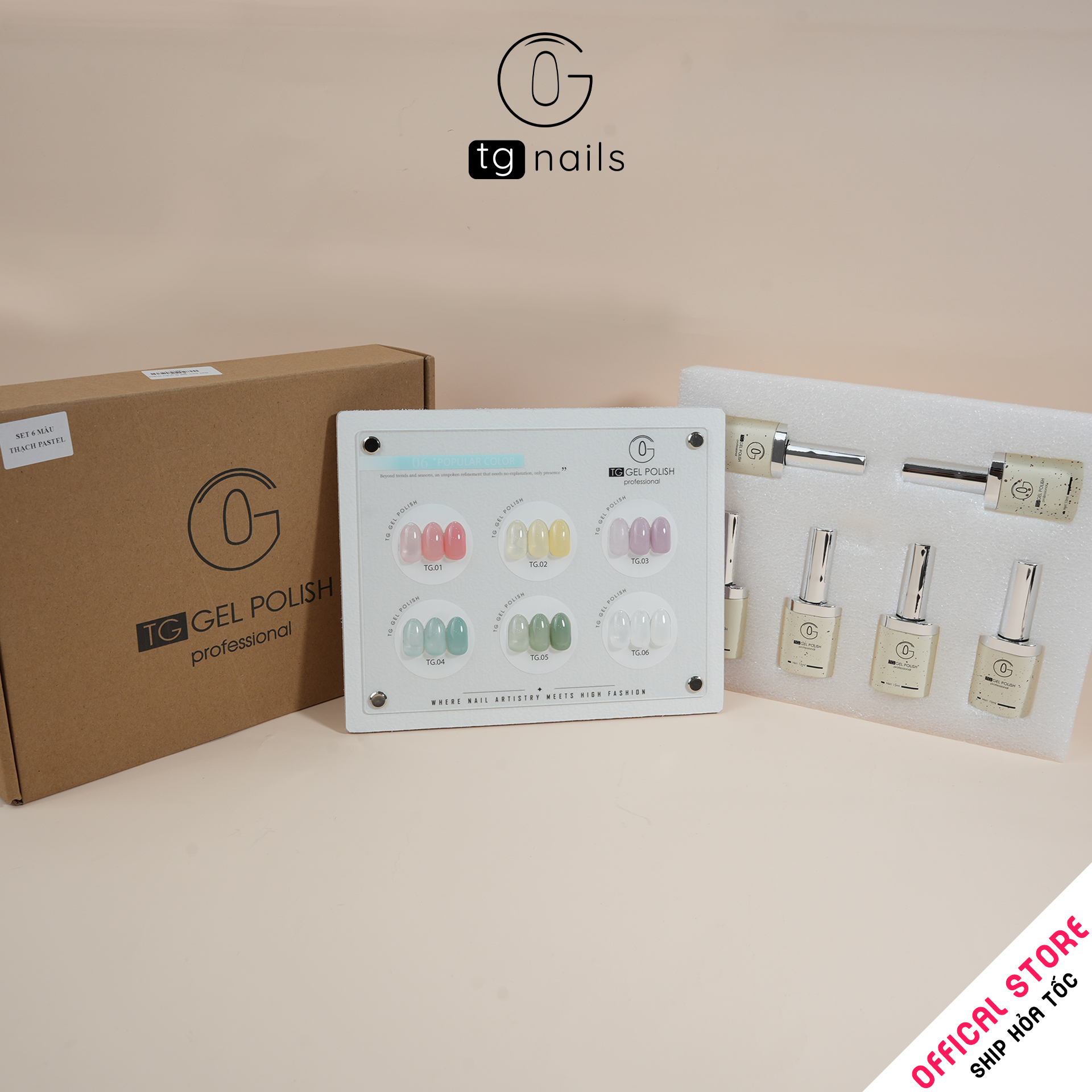 ComBo 6 màu thạch Pastel TG Nails kèm bảng màu_thumbnail_5