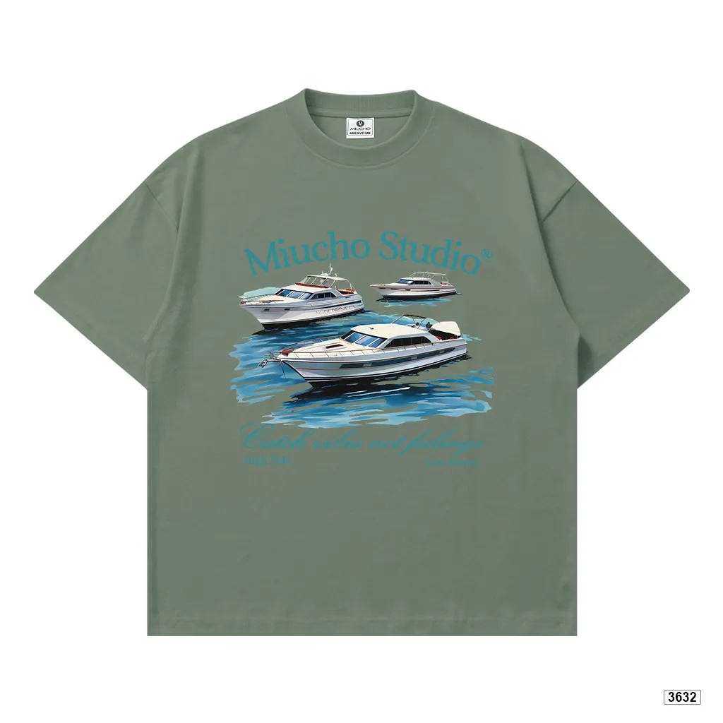 Áo thun boxy unisex BST Hè Biển dày dặn đứng form Miucho 3632_thumbnail_12