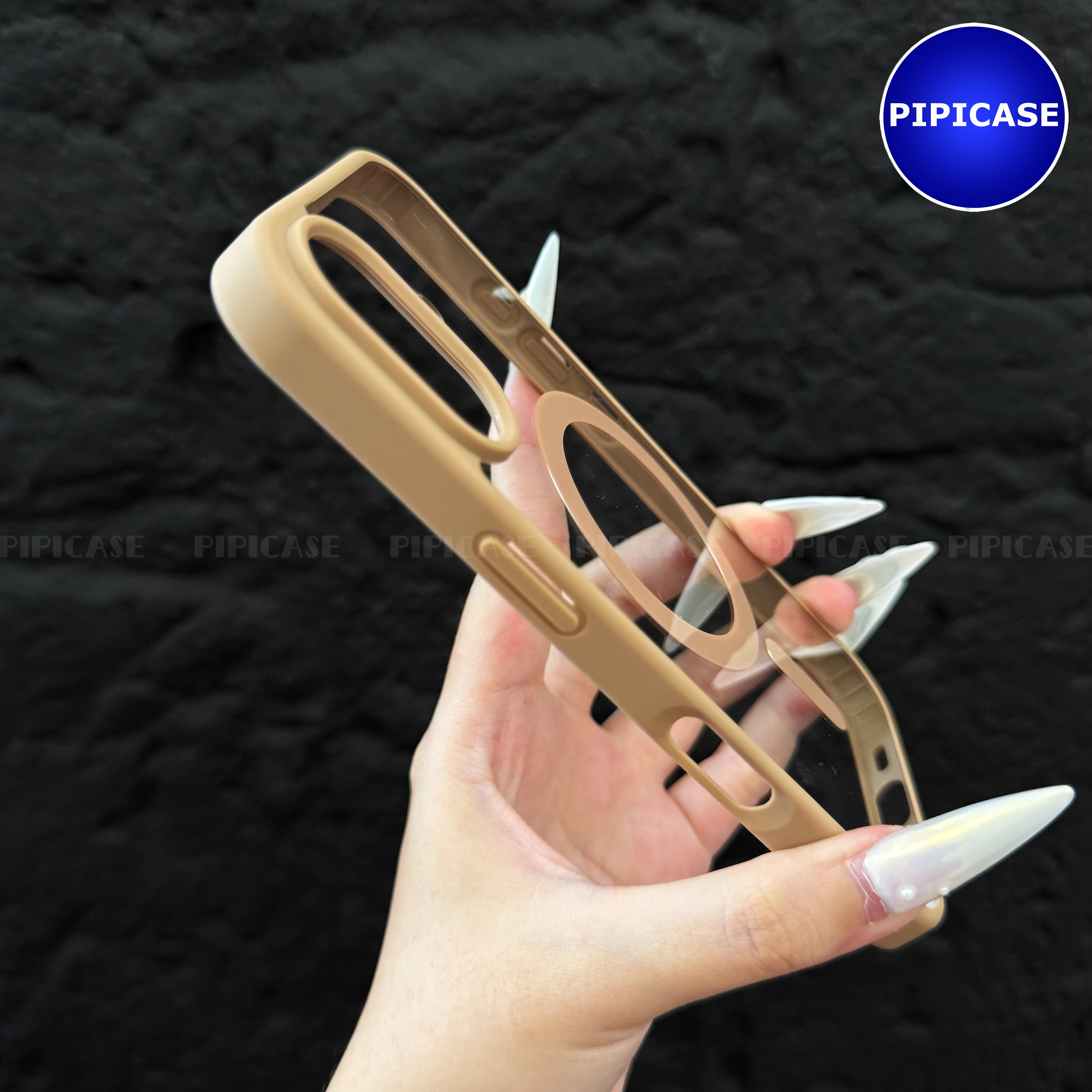 Ốp Lưng iPhone 16 Plus - Chic - Nâu Nhạt_thumbnail_13