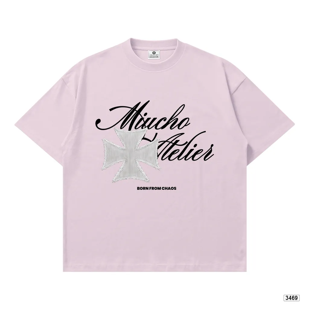 Áo thun boxy nam nữ dày dặn đứng form thiết kế cổ điển Miucho 3469_thumbnail_18