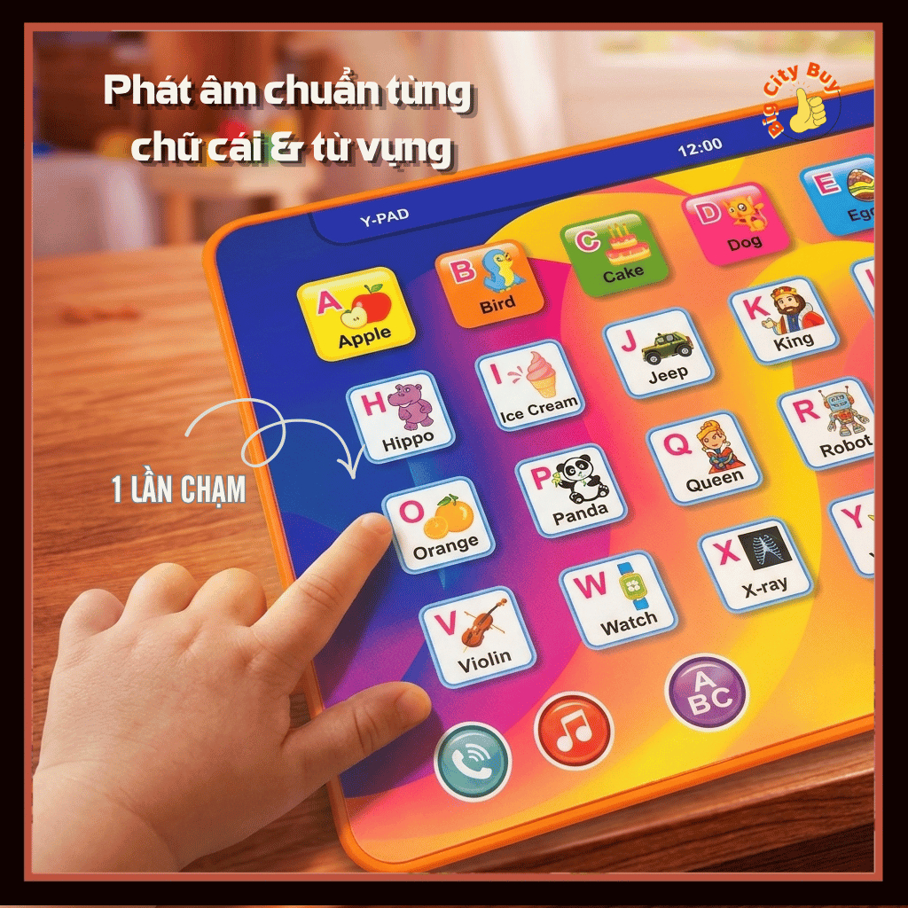 Máy Tính Bảng Học Tiếng Anh Cho Bé, Bảng ABC Phát Âm Chuẩn, Đồ Chơi Giáo Dục Có Nhạc & Game Đoán Từ BigcityBuy 328MTB_thumbnail_3