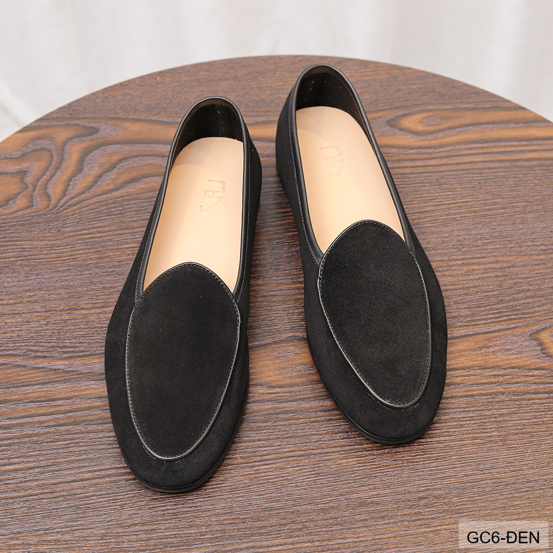 GC6 - Giày Loafer Nam Da Bò Thật Mùa Hè 2025 Phong Cách Anh Quốc Đen & Đặt Tiền_thumbnail_14