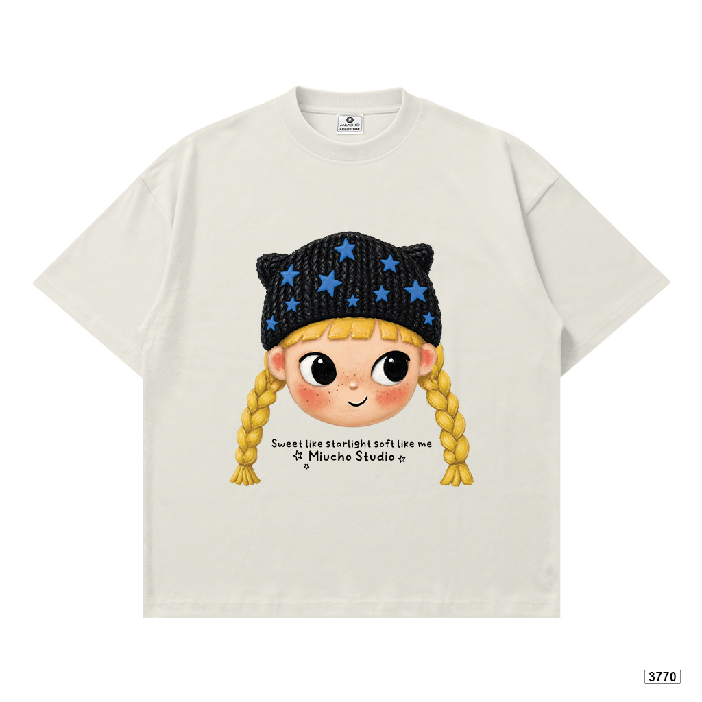 Áo thun boxy nữ Cartoon Girl đáng yêu Miucho 3770_thumbnail_11