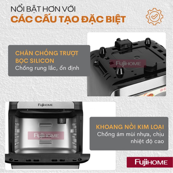 Nồi chiên không dầu Fujihome AA12DB 12Lít -  Dung tích 12L_thumbnail_12