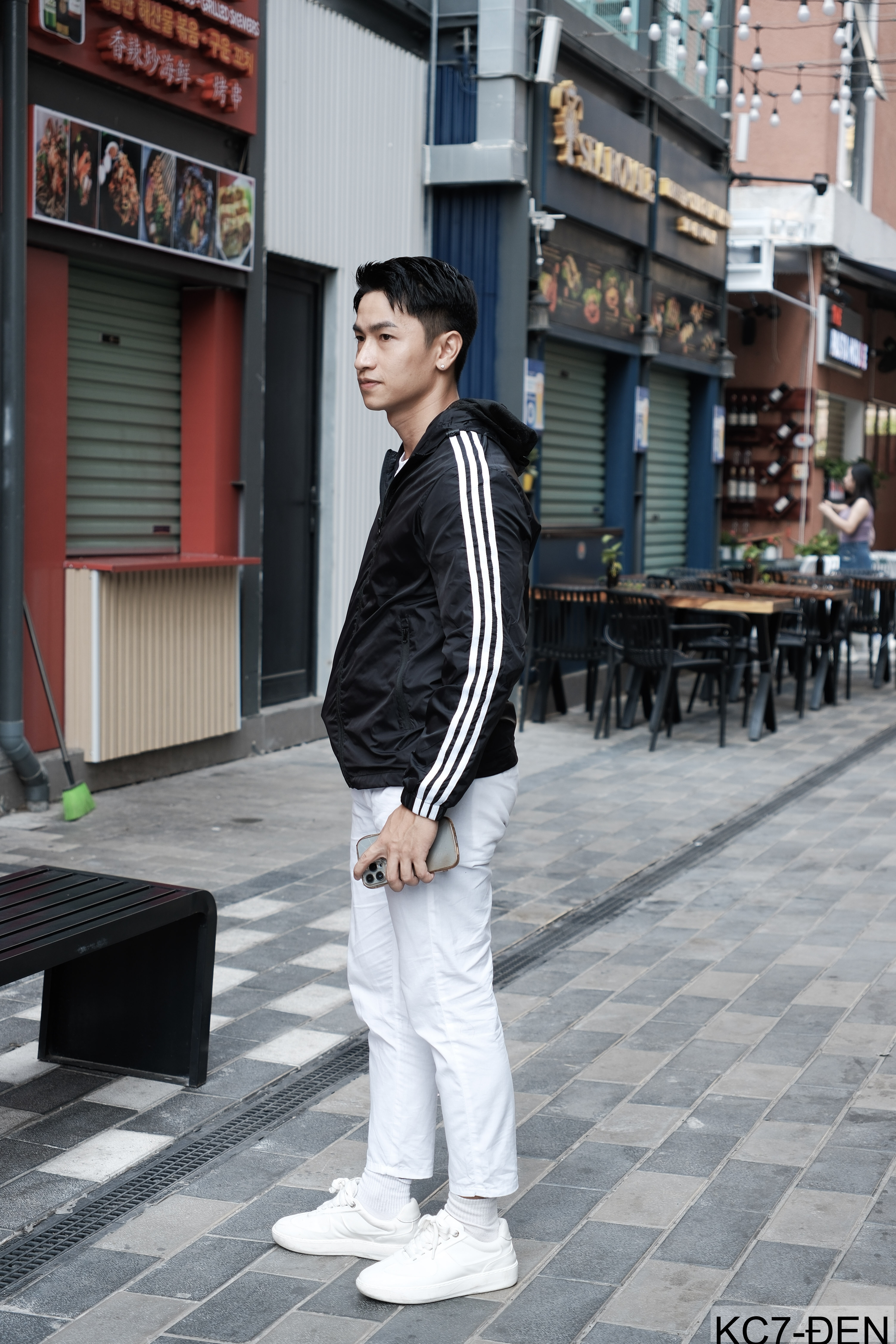 KC7 - Áo khoác nam thể thao oversize tay dài có mũ, chất liệu polyester thoáng mát, 3 màu xanh dương, đen, xanh đậm_thumbnail_6