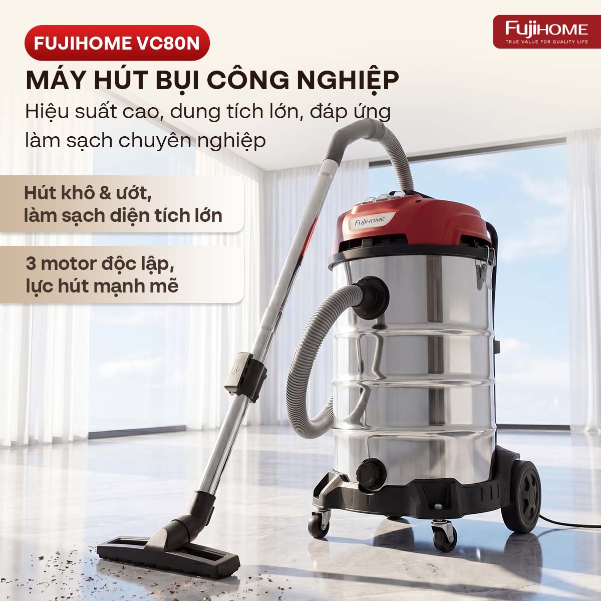 Máy hút bụi công nghiệp Fujihome VC80N_thumbnail_3