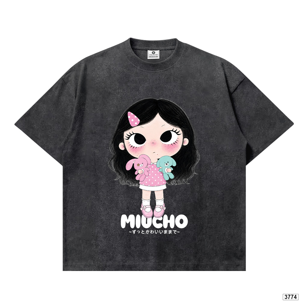 Áo thun boxy Cute Doll Chibi hot trend phong cách Hàn Quốc Miucho 3774_thumbnail_0