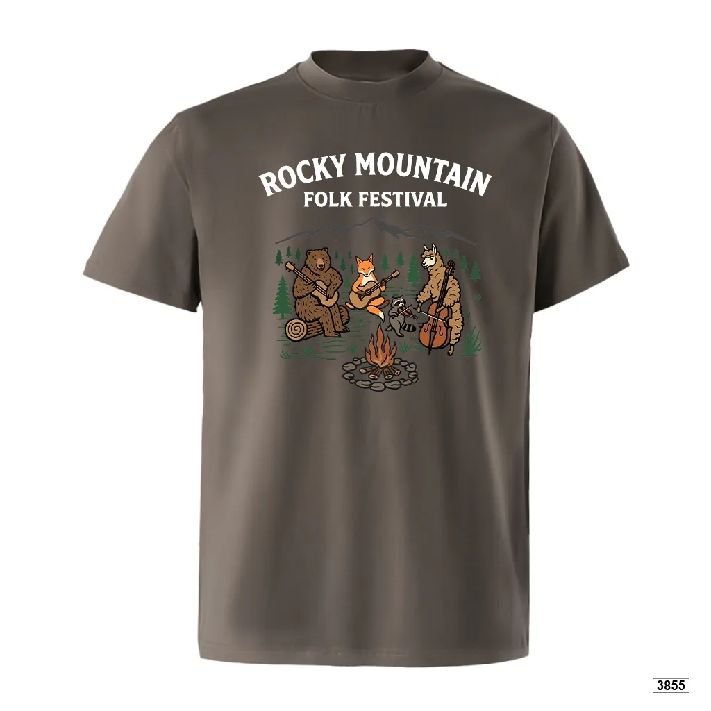 Áo thun nam form rộng streetwear Folk Festival TeePrint 3855_thumbnail_13