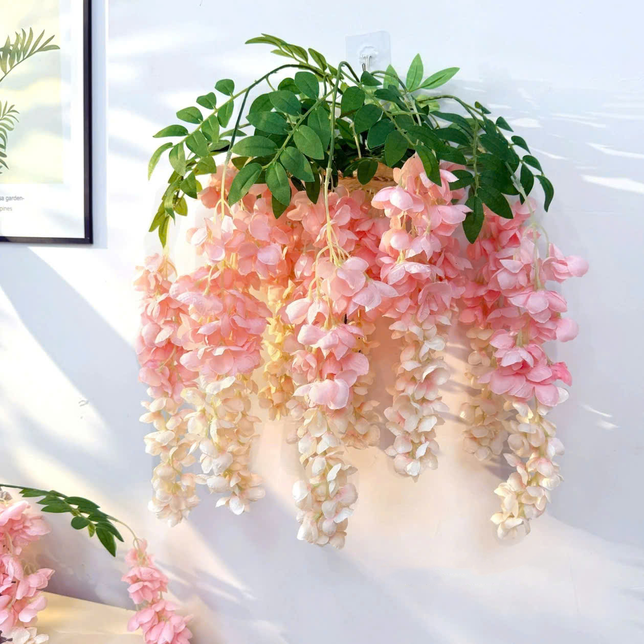 Giỏ Hoa Lụa Tử Đằng Decor Nhà_thumbnail_6