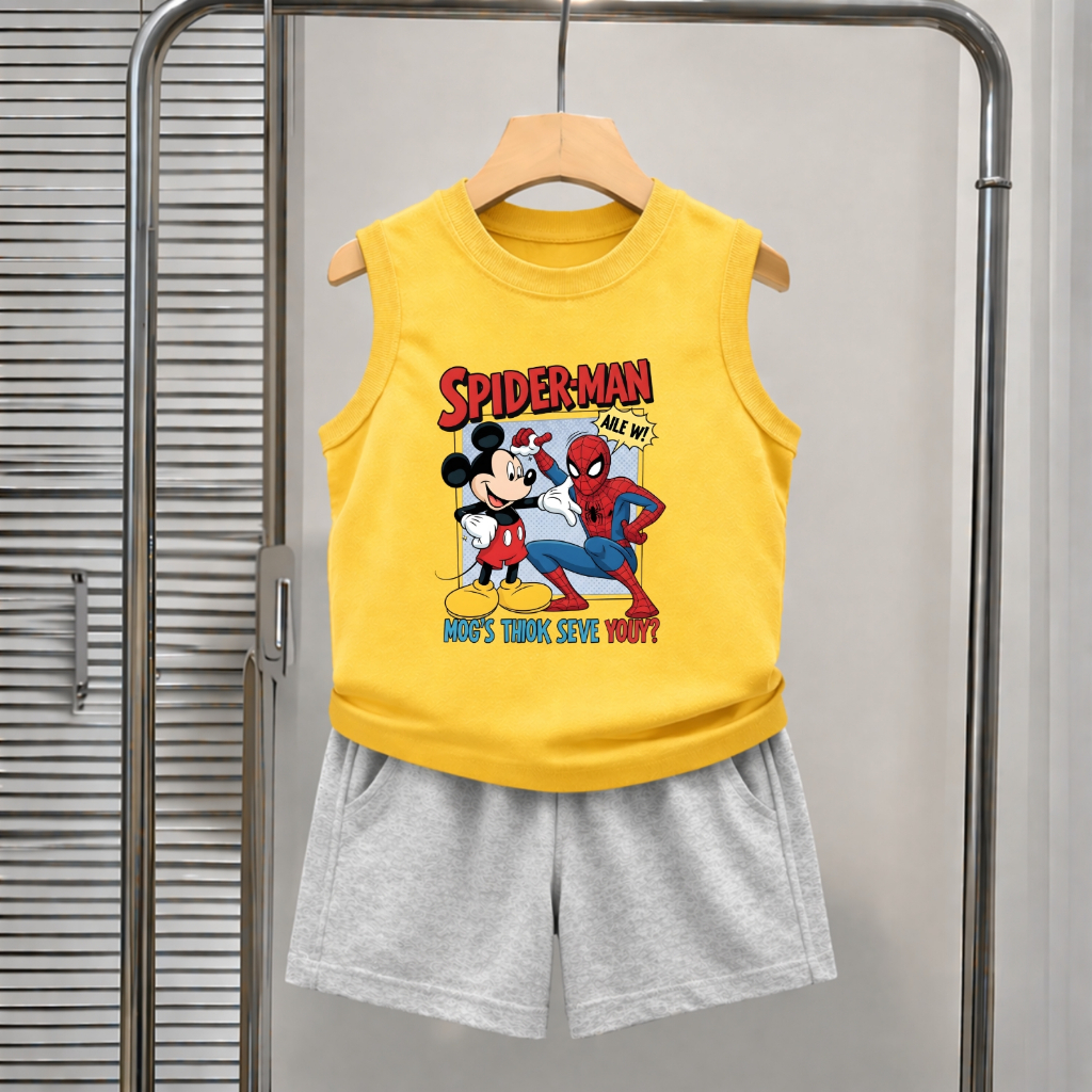 Set bộ ba lỗ bé trai hình 