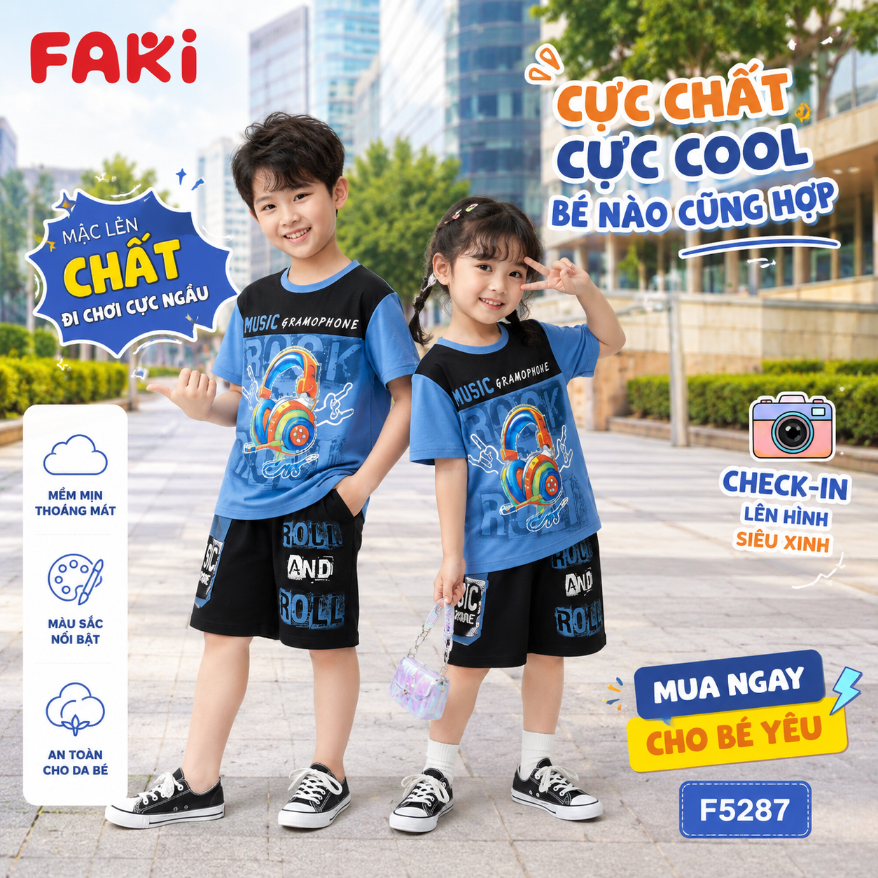 FAKI- ĐỒ BỘ TRẺ EM - F5287